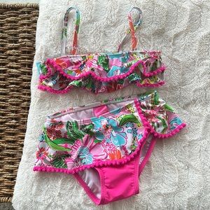 Lilly Pulitzer for Target kids 4T 2 piece bathing suit